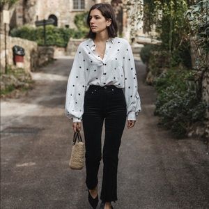 & Other Stories Polka Dot Blouse